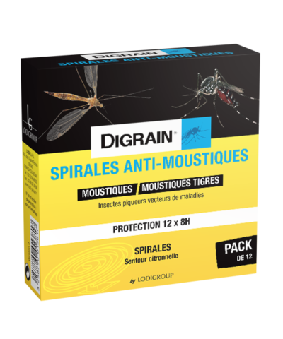 Digrain - Spirales anti-moustiques