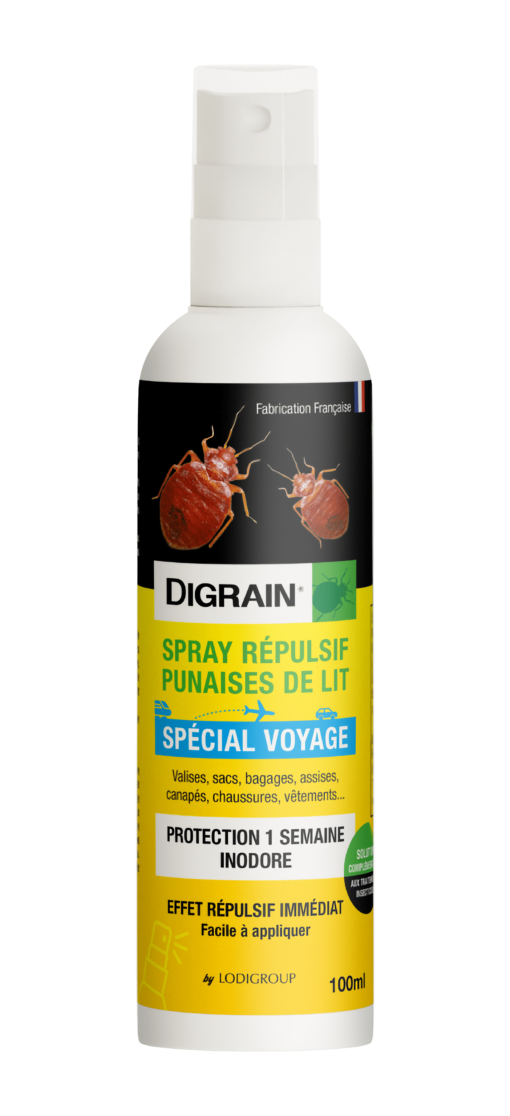 DIGRAIN Spray Repulsif Punaises Special voyage
