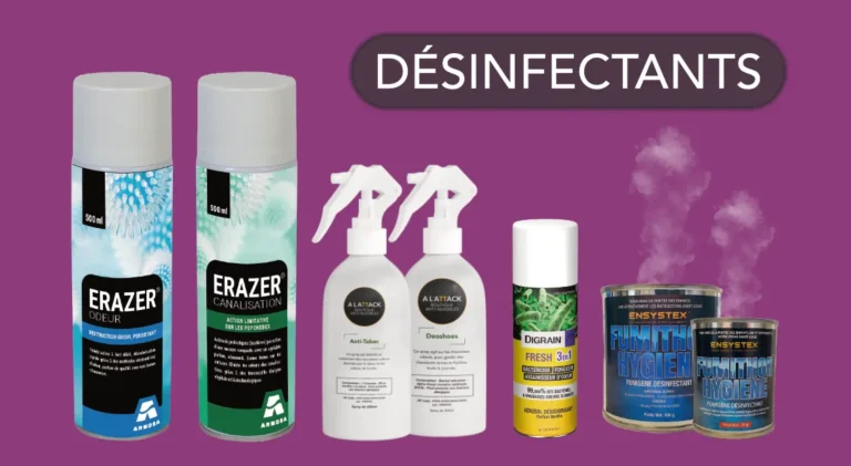 Gamme de désinfectants (fumigènes, anti-odeurs) Maquette Desinfectants 2