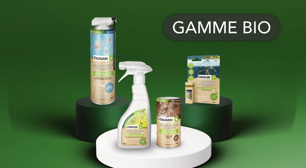 Magasin anti-nuisibles - Nantes (44) Gamme Bio anti-nuisibles : spray, poudre, aérosol, liquide. Respectueux de l'environnement. Efficacité naturelle.